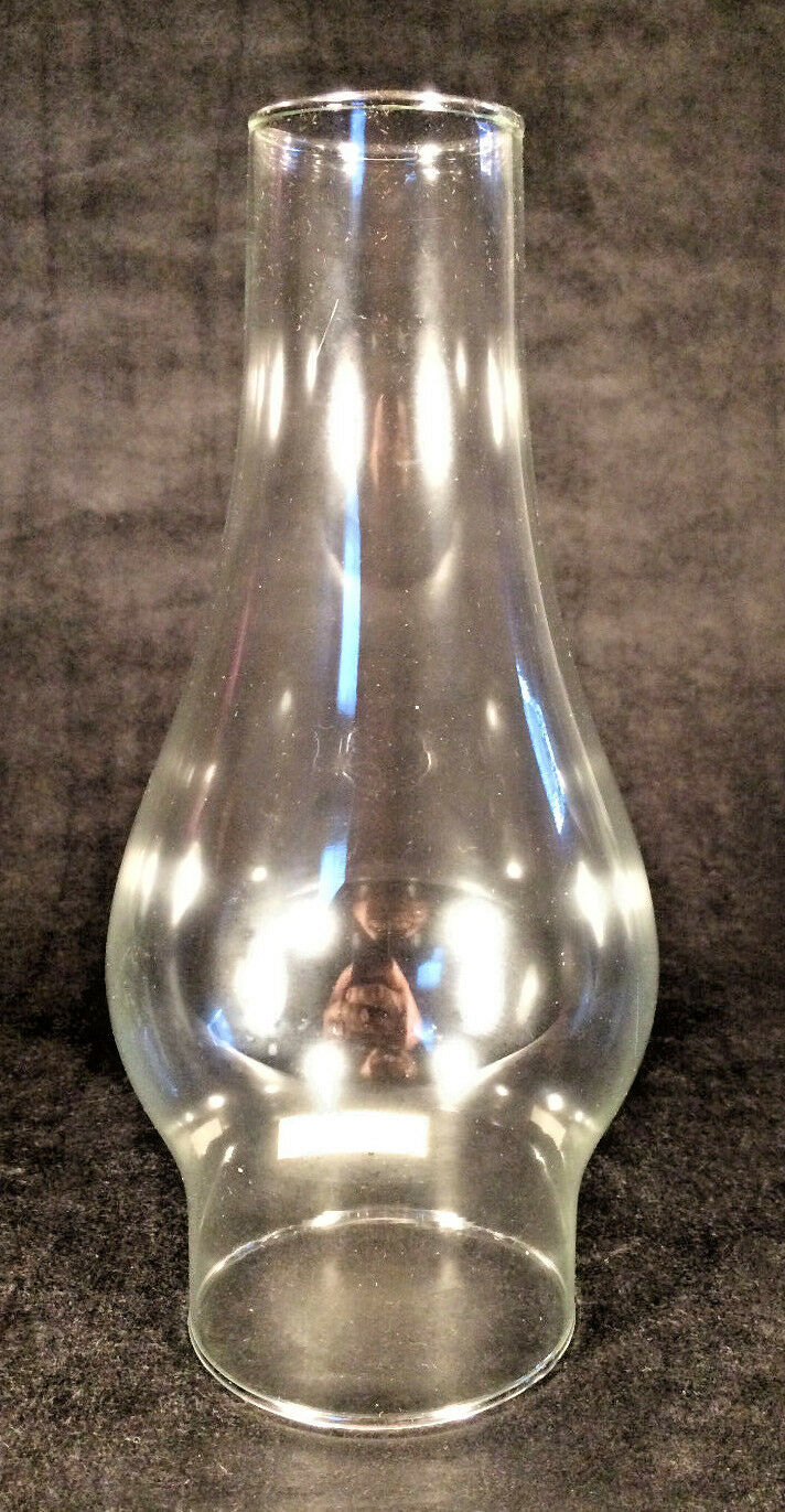 New 3 X 8 1/2" Clear Glass Oil Lamp Chimney Fits #2 Burner And 3" Gallery #ch932